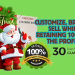 Christmas Coloring Book ll Customizable, Rebrand & 100% profit.